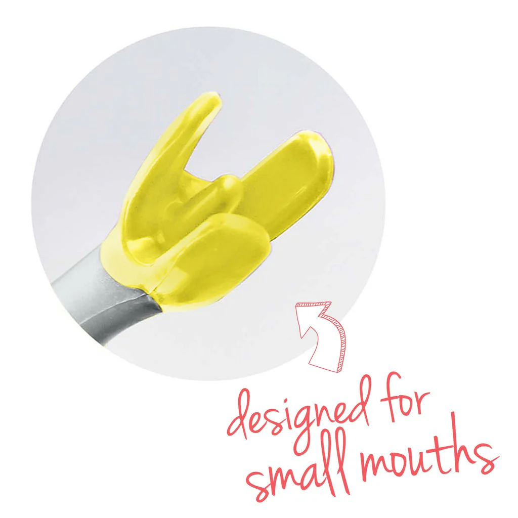 B.Box Toddler Cutlery Set - Lemon Sherbet - Image 4