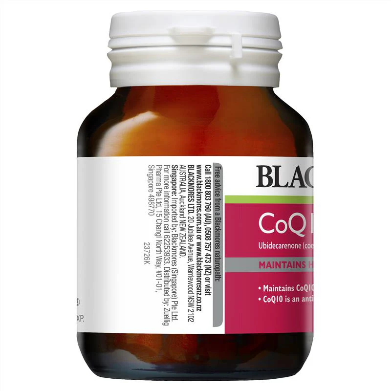 Blackmores CoQ10 150mg High Potency 30 Capsules - Image 3