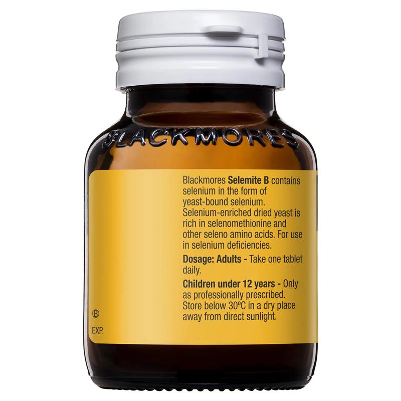 Blackmores Selemite B 100mcg 100 Tablets - Image 3