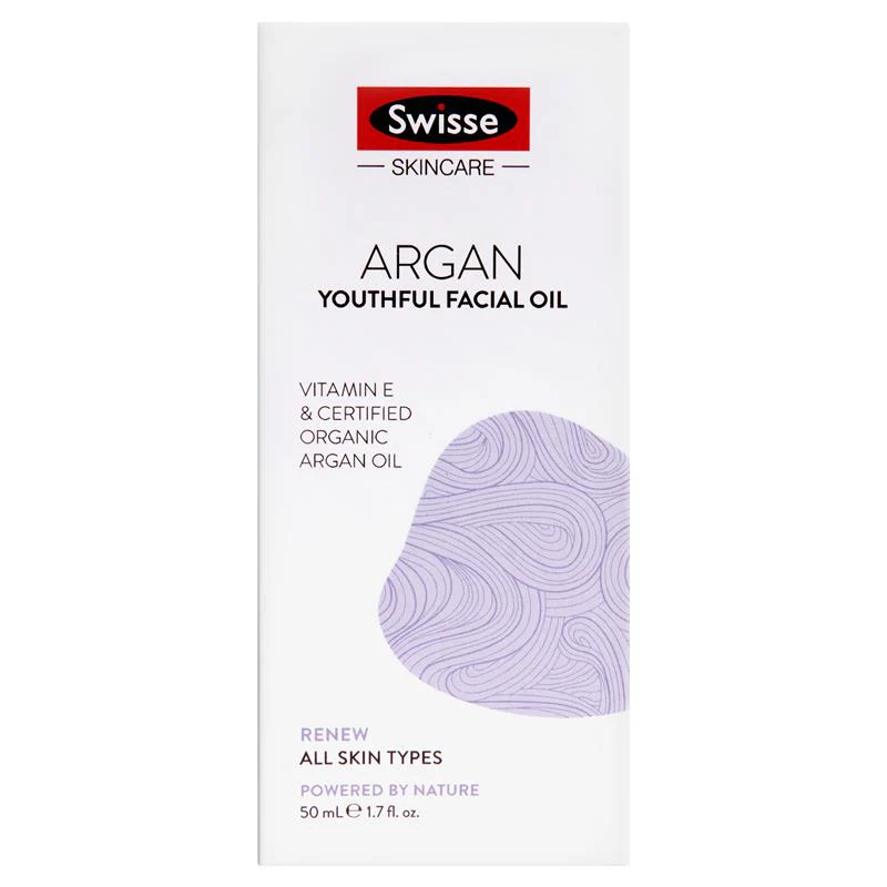 Swisse Skincare Argan Youthful Facial Oil 50mL - Image 3